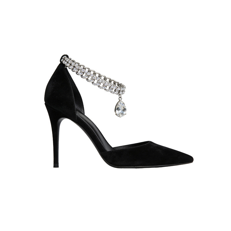 Exquisite Pointed Toe Stiletto Retro Style Women's Pumps