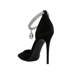 Exquisite Pointed Toe Stiletto Retro Style Women's Pumps