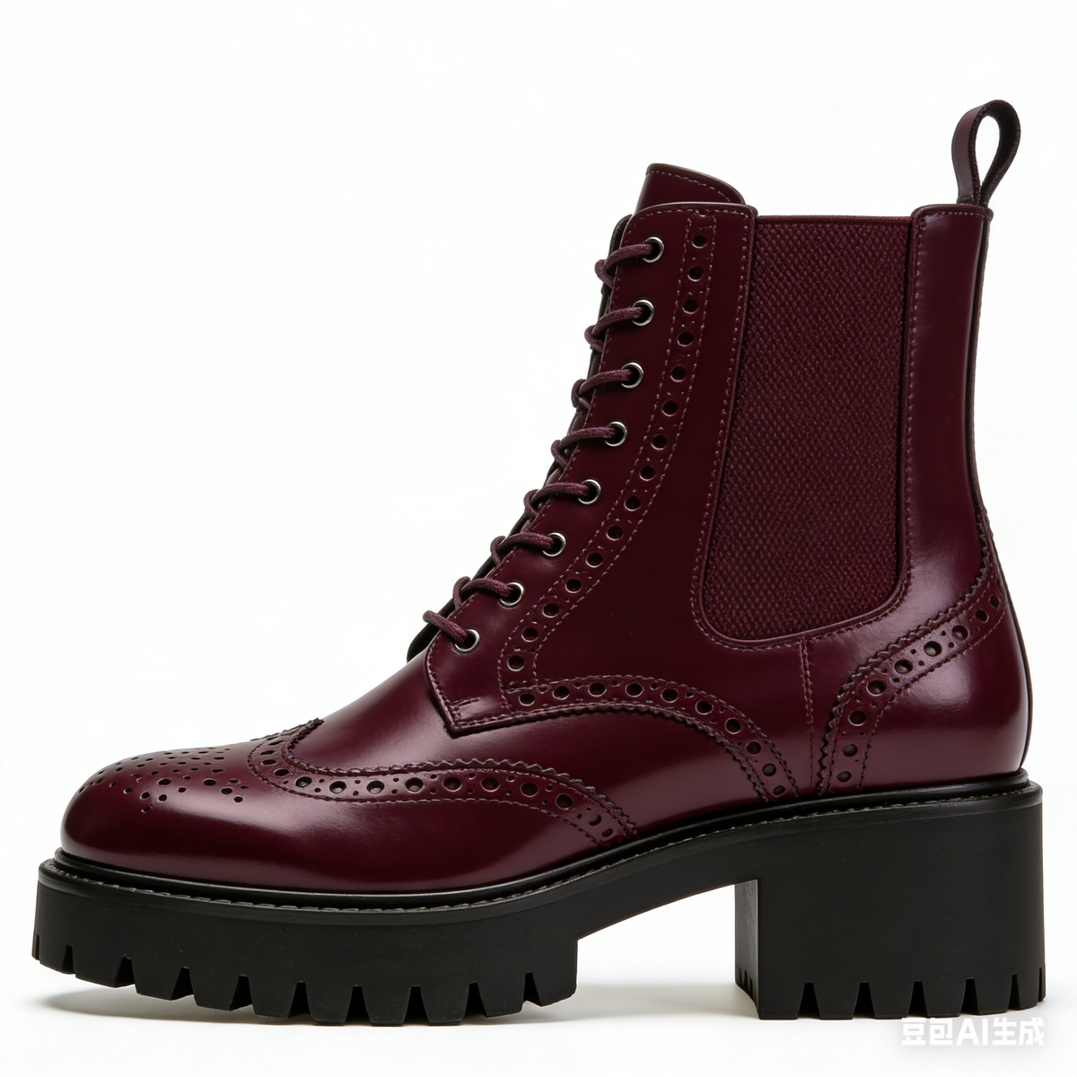 Retro Classic Platform Lace Up Women's Ankle Boots