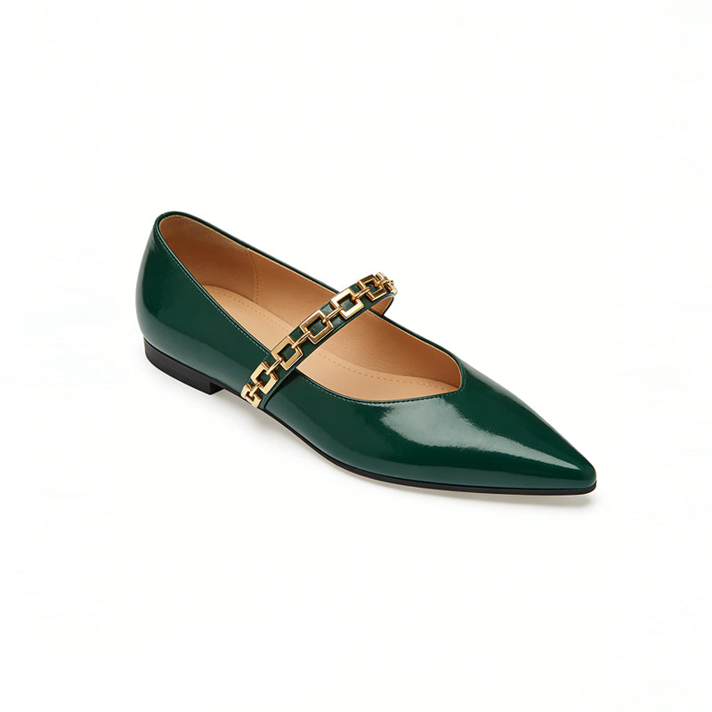 Fashionable Exquisite Sleek Office Pointed Toe Ballet Flats
