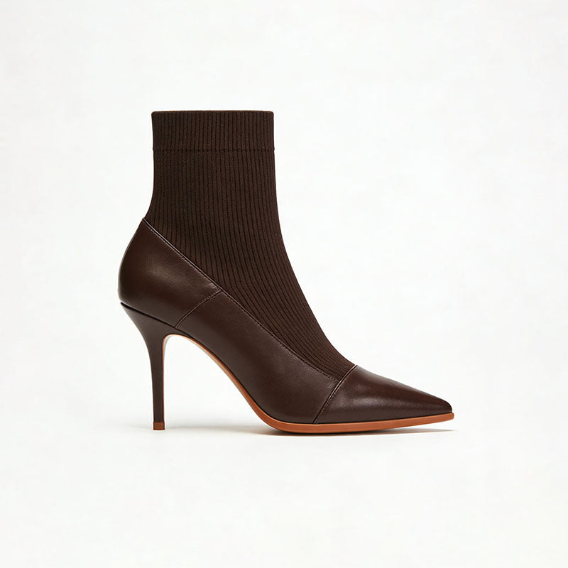 Simple Stiletto Heeled Women's Low Boots