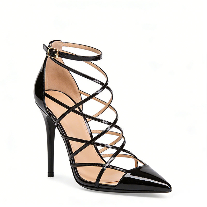 Women's Pointed Toe Stiletto Trendy Fashion High Heel Sandals