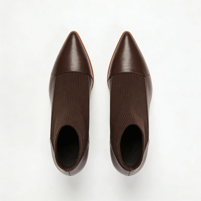 Simple Stiletto Heeled Women's Low Boots