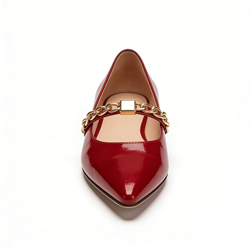 Bright Bold Eye Catching Versatile Pointed Toe Ballet Flats