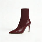 Fashionable Simple Stiletto Heeled Women's Low Boots