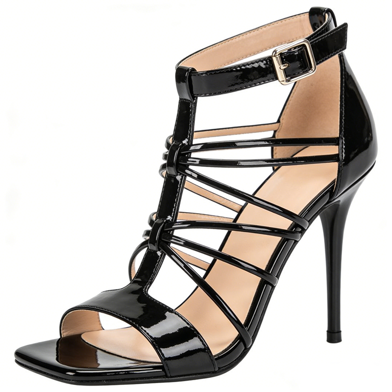 Women's Sleek Urban Style High Heel Sandals