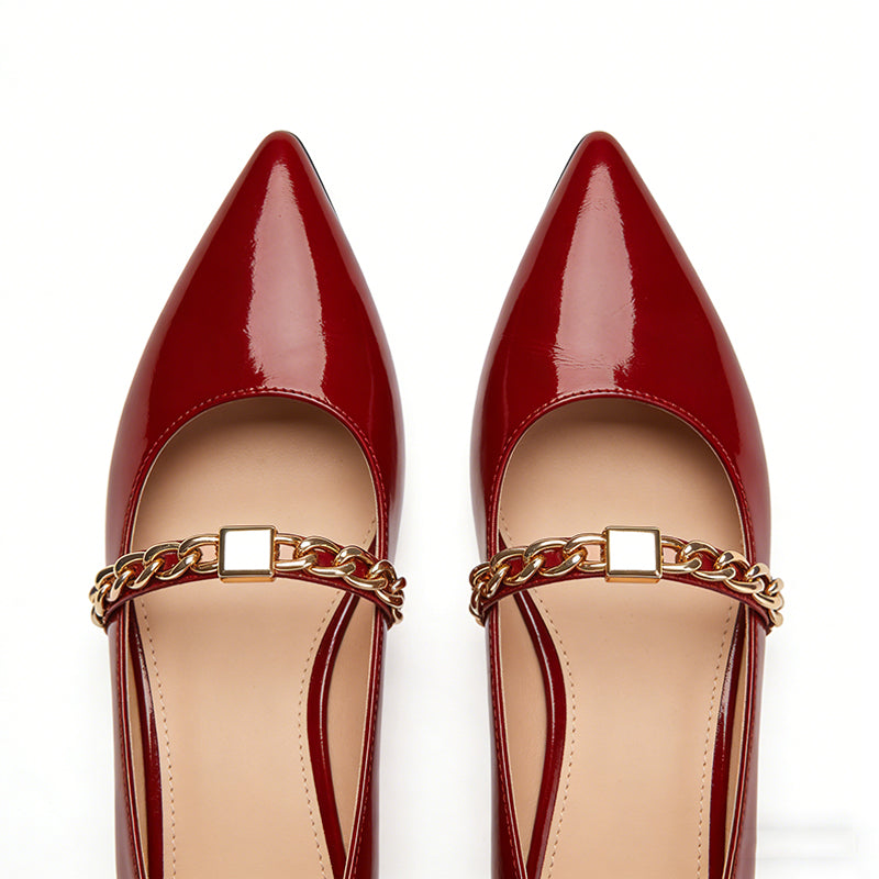 Bright Bold Eye Catching Versatile Pointed Toe Ballet Flats