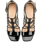 Women's Sleek Urban Style High Heel Sandals