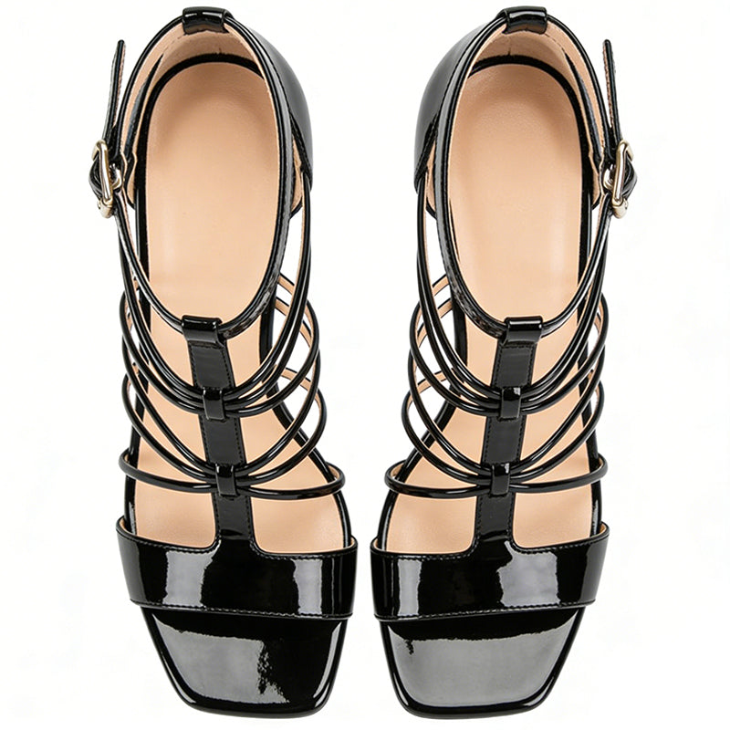 Women's Sleek Urban Style High Heel Sandals