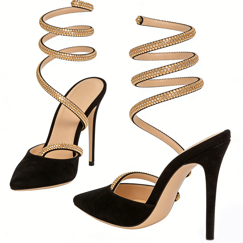 Pointed Toe Stiletto Women's Luxury High Heels