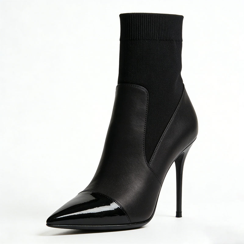 Exquisite Stiletto Heeled Women's Low Boots