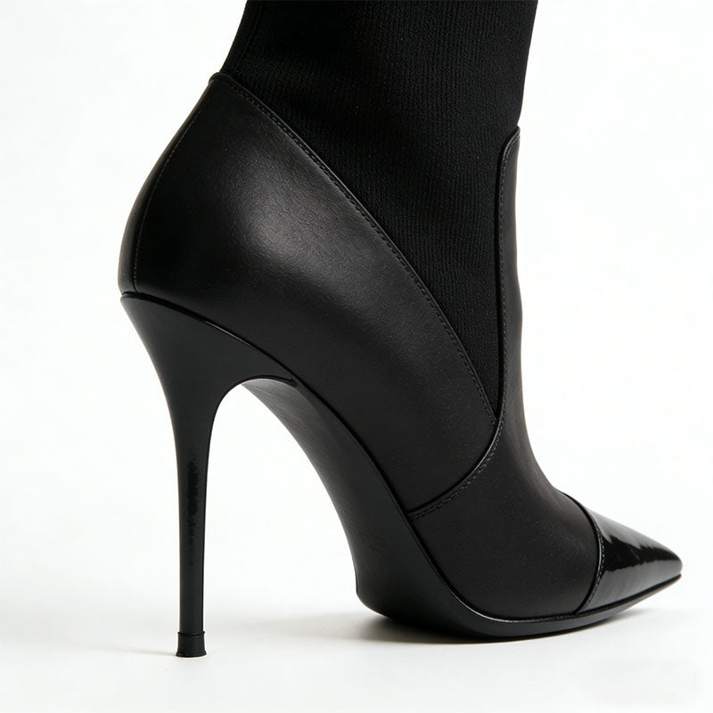 Exquisite Stiletto Heeled Women's Low Boots