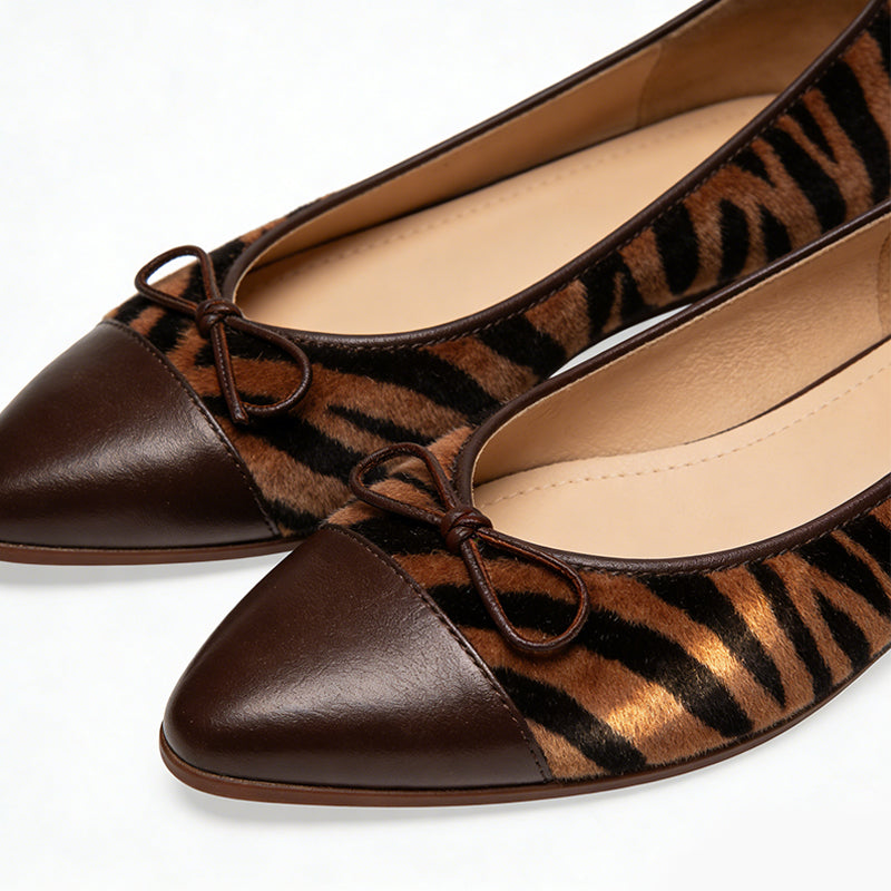Retro Trendy Stylish Streetwear Pointed Toe Ballet Flats