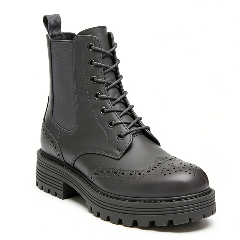 Casual And Warm Lace Up Women's Ankle Boots