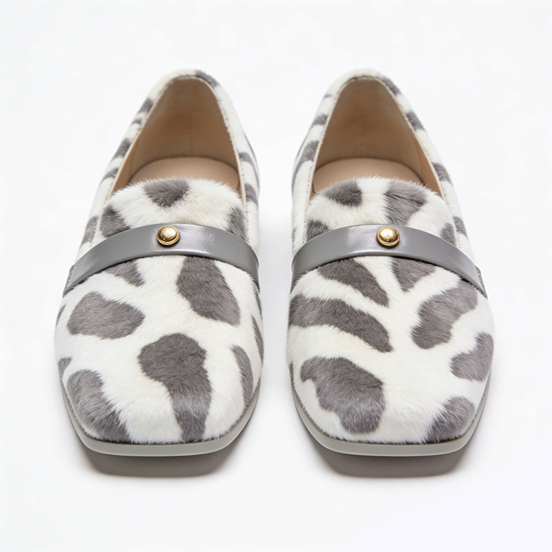 Casual Streetwear Comfortable Square Toe Ballet Flats