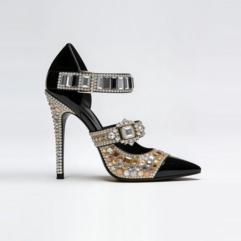 Pointed Toe Luxury Eye-catching Party Statement Stylish High Heels