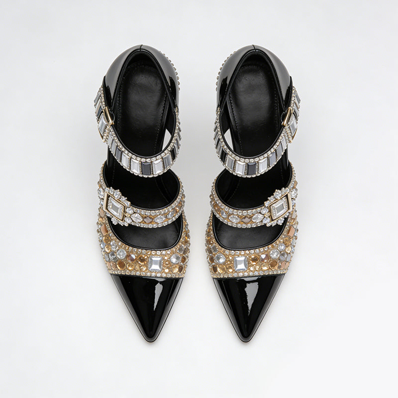 Pointed Toe Luxury Eye-catching Party Statement Stylish High Heels