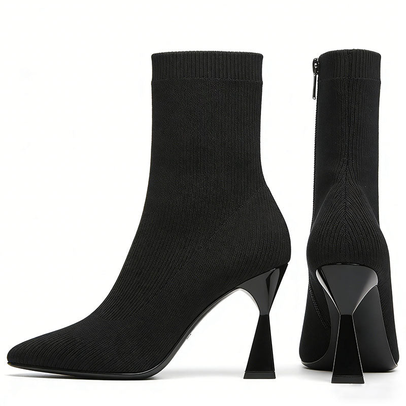 Fashionable Stiletto Heeled Women's Low Boots