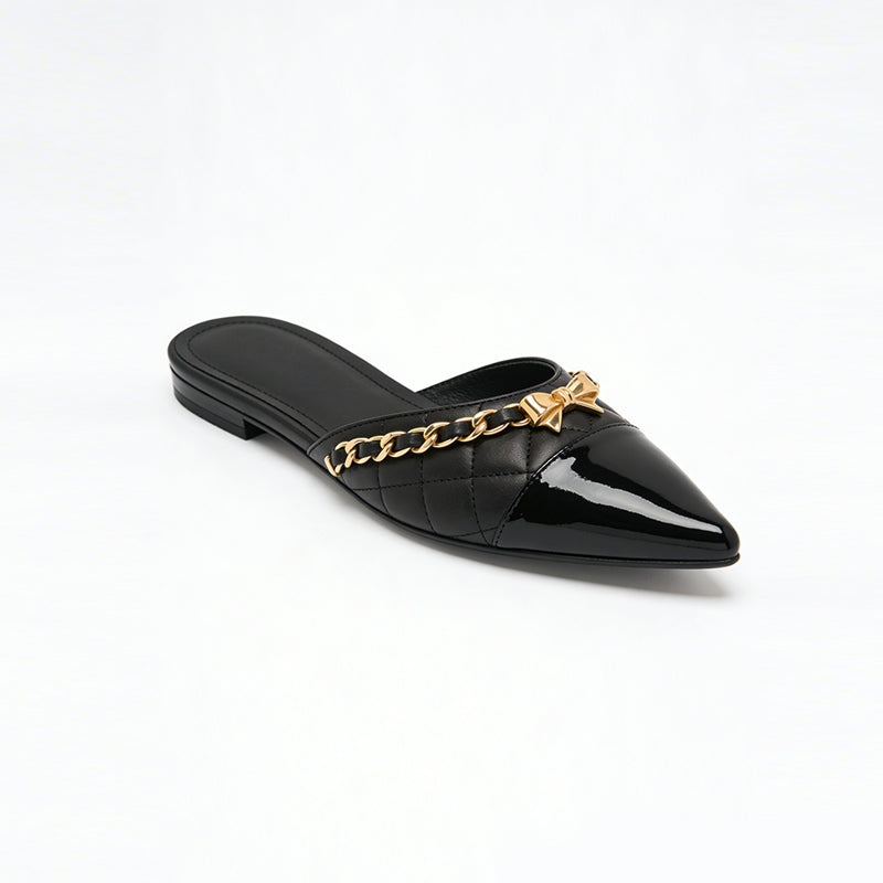 Premium Texture Workplace Commute Elegant Women's Slippers