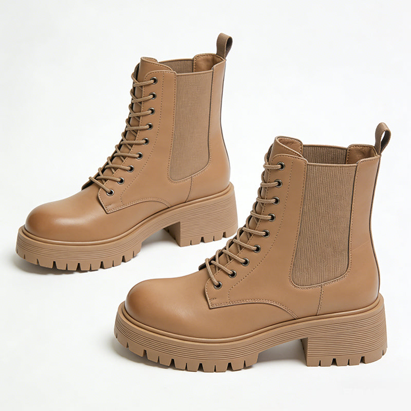 Casual Lace Up Women's Ankle Boots
