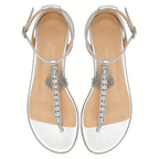 Women's Minimalist Luxury Commuter Shopping Comfort Flip Flop Flat Sandals