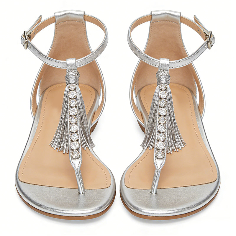 Women's Minimalist Luxury Commuter Shopping Comfort Flip Flop Flat Sandals
