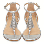 Women's Minimalist Luxury Commuter Shopping Comfort Flip Flop Flat Sandals