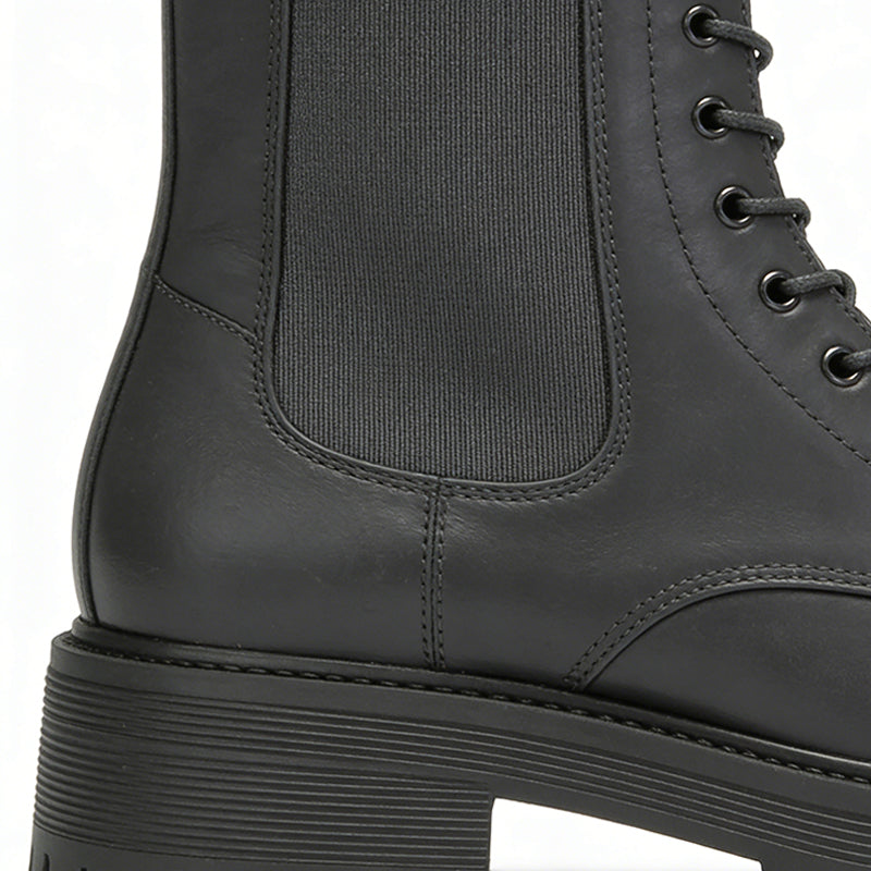 Simple Lace Up Women's Ankle Boots