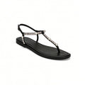 Flip Flop Sleek Exquisite Daily Street Square Toe Flat Sandals