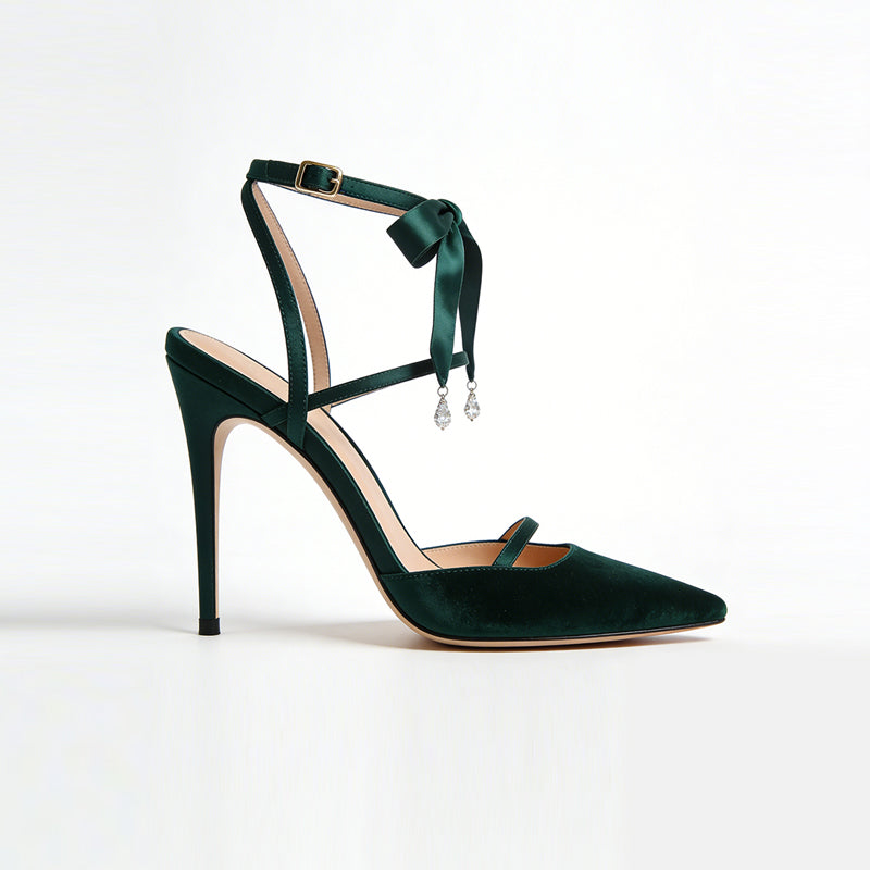 Pointed Toe Stiletto Fashion Retro Women's Pumps