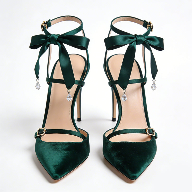 Pointed Toe Stiletto Fashion Retro Women's Pumps
