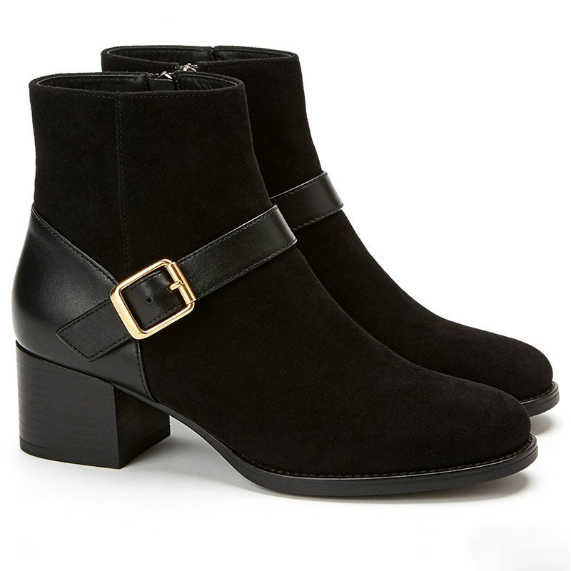 Simple Fashionable Elegant Women's Low Boots