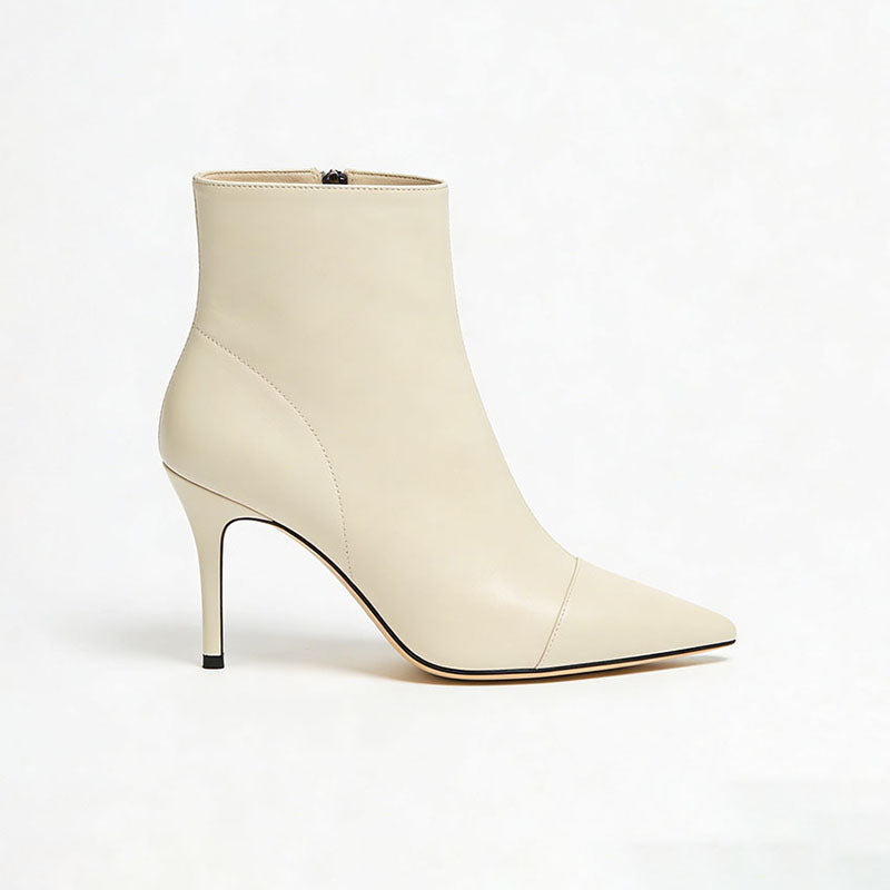Elegant Stiletto Heeled Pointed-Toe Women's Low Boots
