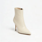 Elegant Stiletto Heeled Pointed-Toe Women's Low Boots