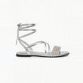 Gentle Romantic Banquet Date Elegant Flip Flop Flat Sandals