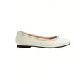Pearl Trim Gentle Elegant Ballet Flats