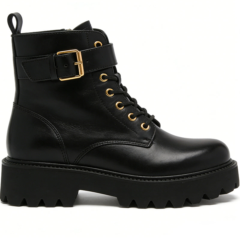 Cool Buckle Strap Women's Ankle Boots