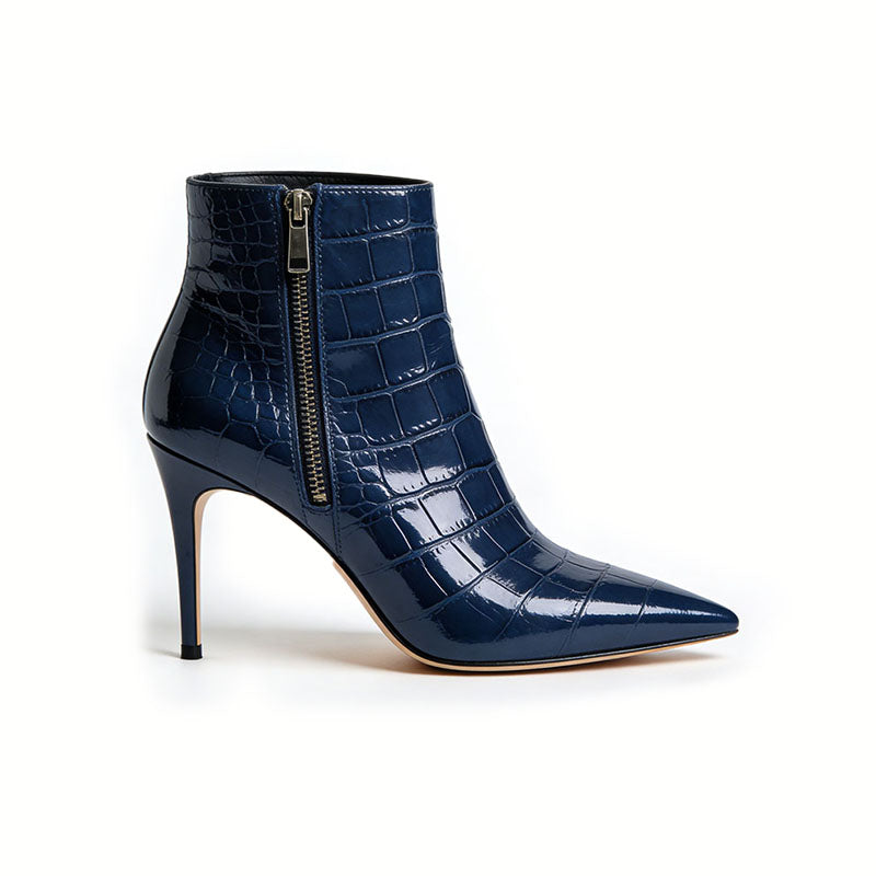 Pointed-Toe Stiletto Heeled Women's Low Boots