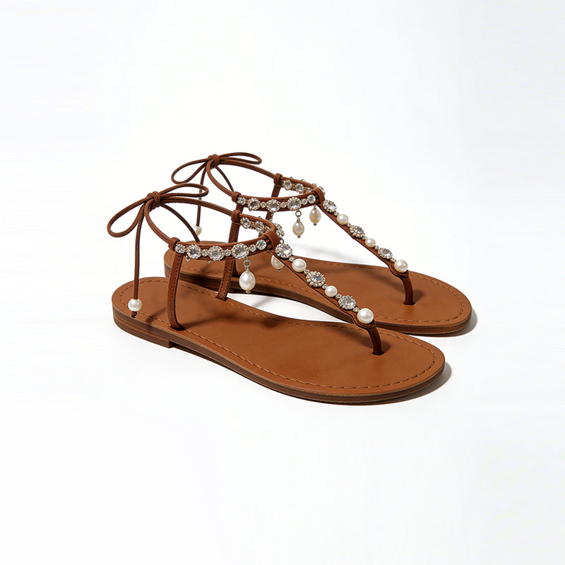 Women's Casual Elegant Versatile Flip Flop Flat Sandals
