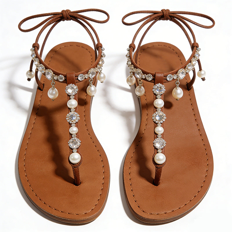 Women's Casual Elegant Versatile Flip Flop Flat Sandals