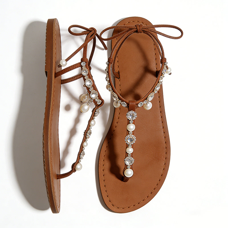Women's Casual Elegant Versatile Flip Flop Flat Sandals