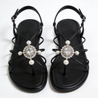 Women's Cool Elegant Eye Catching Daily Street Flip Flop Flat Sandals