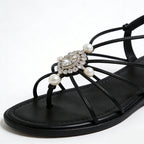 Women's Cool Elegant Eye Catching Daily Street Flip Flop Flat Sandals