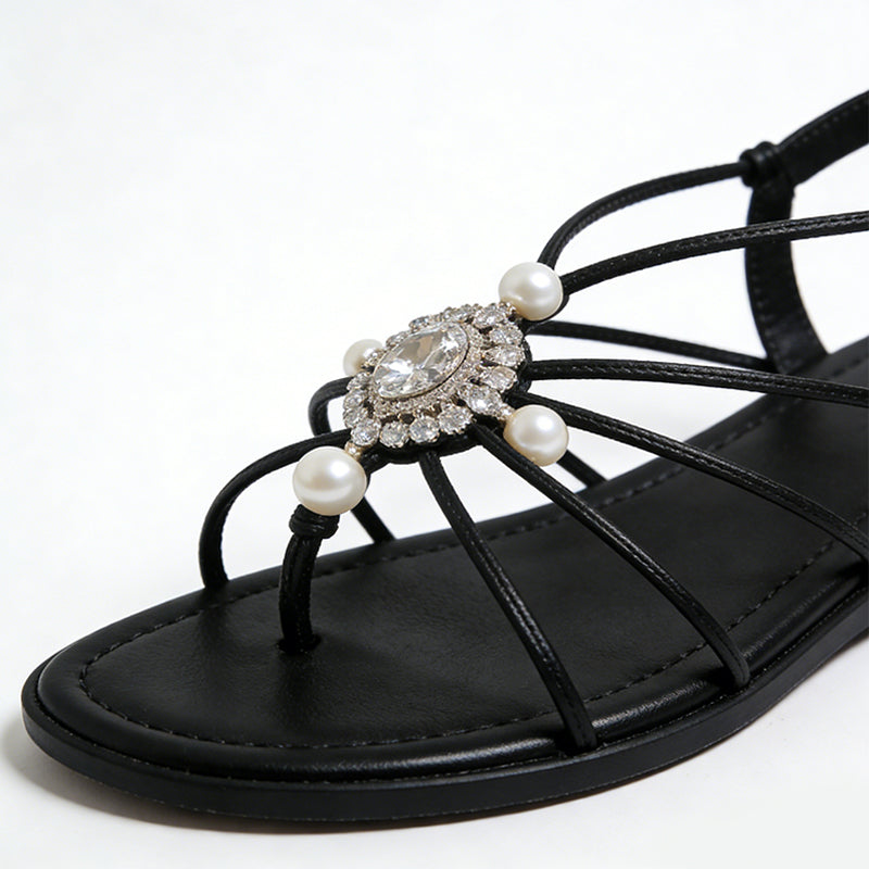 Women's Cool Elegant Eye Catching Daily Street Flip Flop Flat Sandals