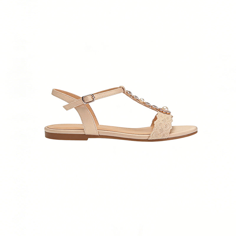 Women's Buckle Design Commuter Date Flip Flop Flat Sandals