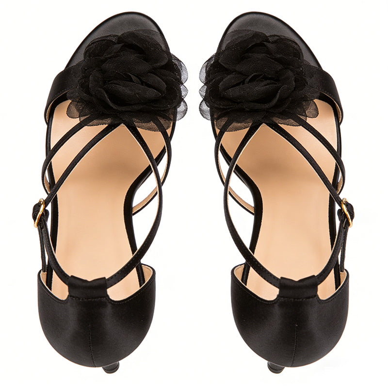 Romantic Soft Energetic Girly Date High Heels