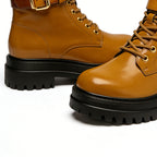 Retro Style Casual Lace Up Women's Ankle Boots