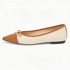 Fresh Literary Pointed Toe Lightweight Ballet Flats
