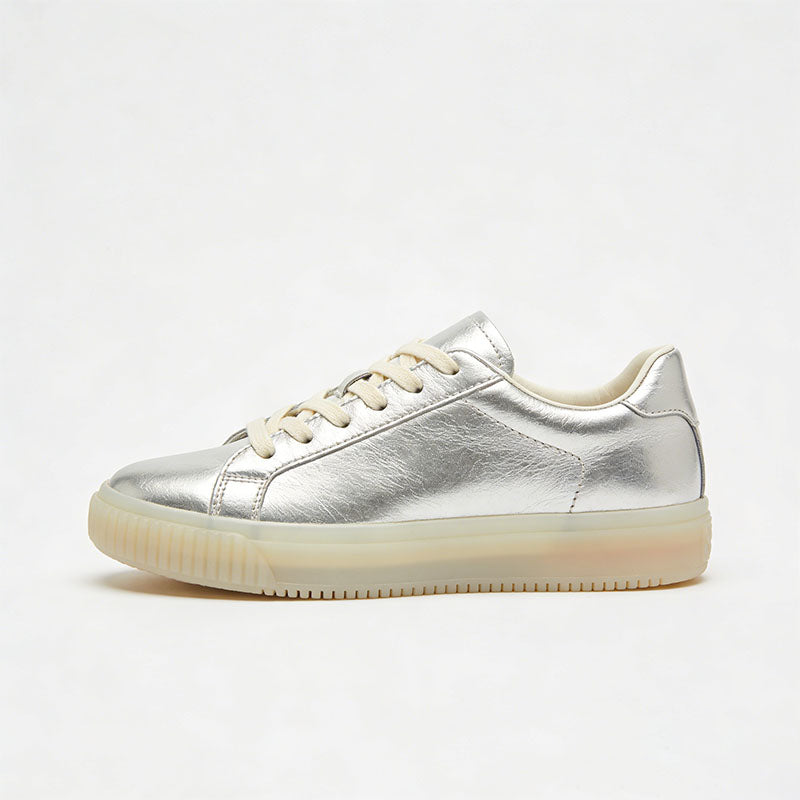 Glossy Fashionable Women's Lifestyle Sneakers