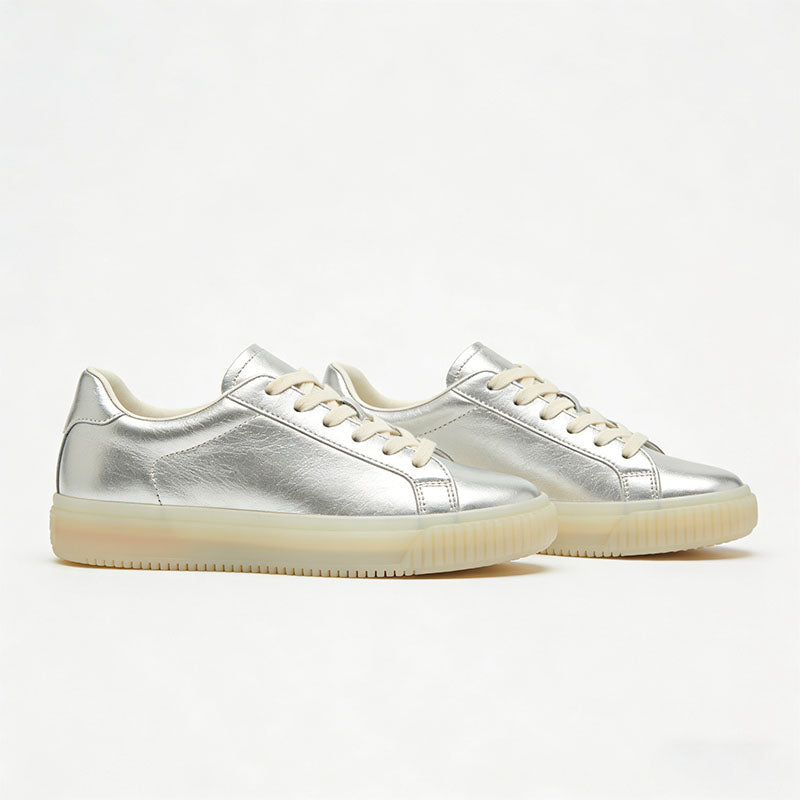 Glossy Fashionable Women's Lifestyle Sneakers